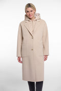 RINO & PELLE Femia Premium Frakke Quilted Light Desert Beige