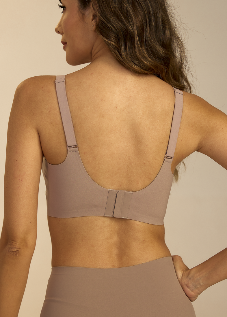 Femifemme FlexiComfort Bøjlefri BH Soft Mocha
