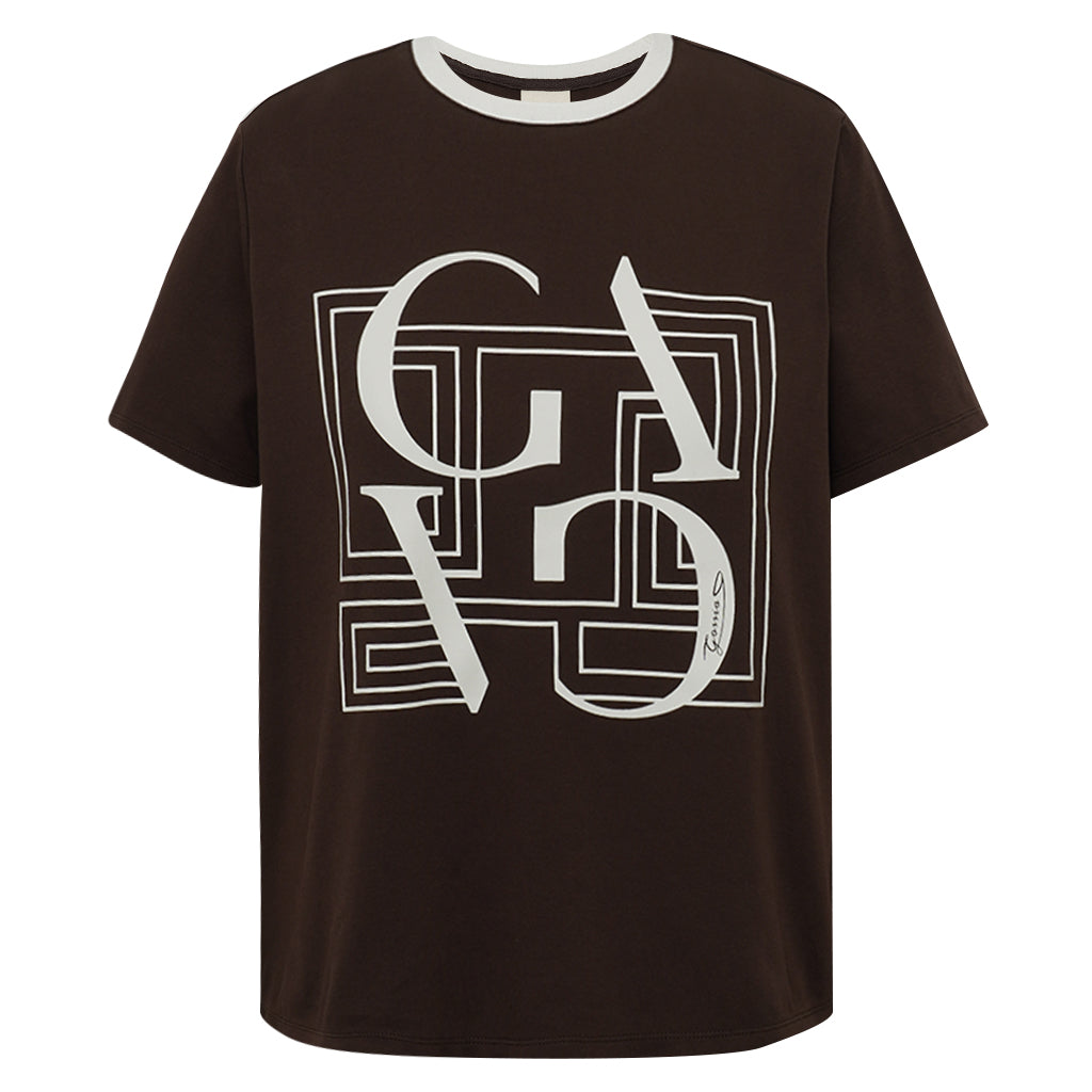 GOSSIA BasGO T-shirt Chocolate Brun