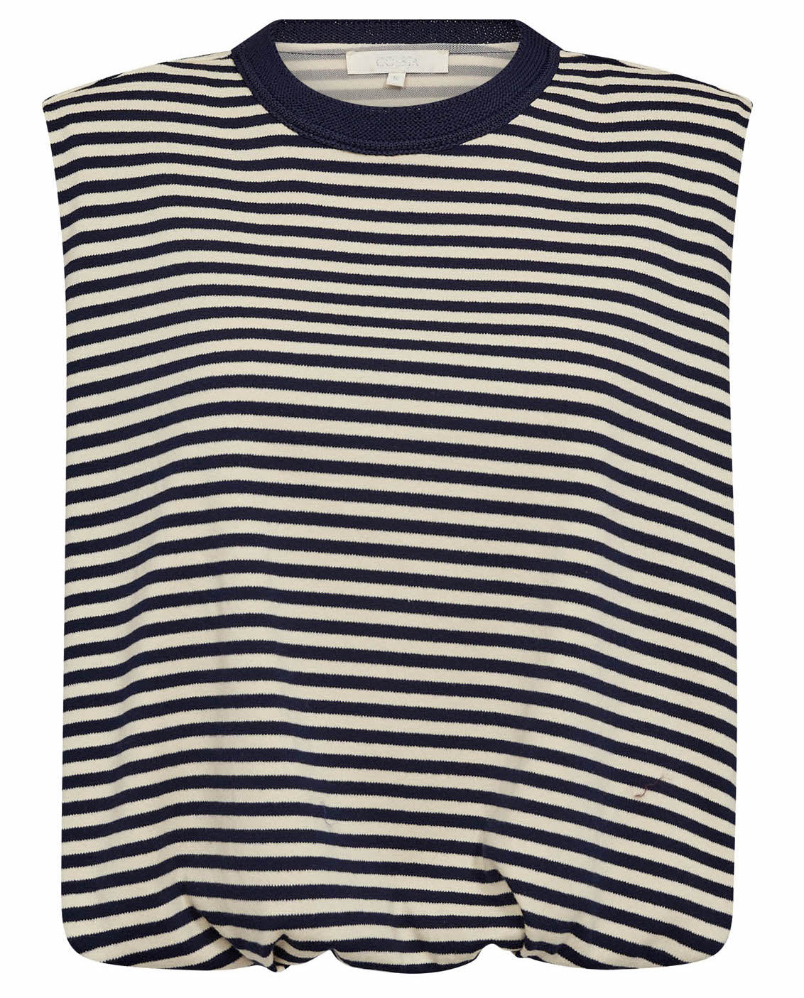 GOSSIA AnisaGO Lu T-shirt Stribet Navy Off White