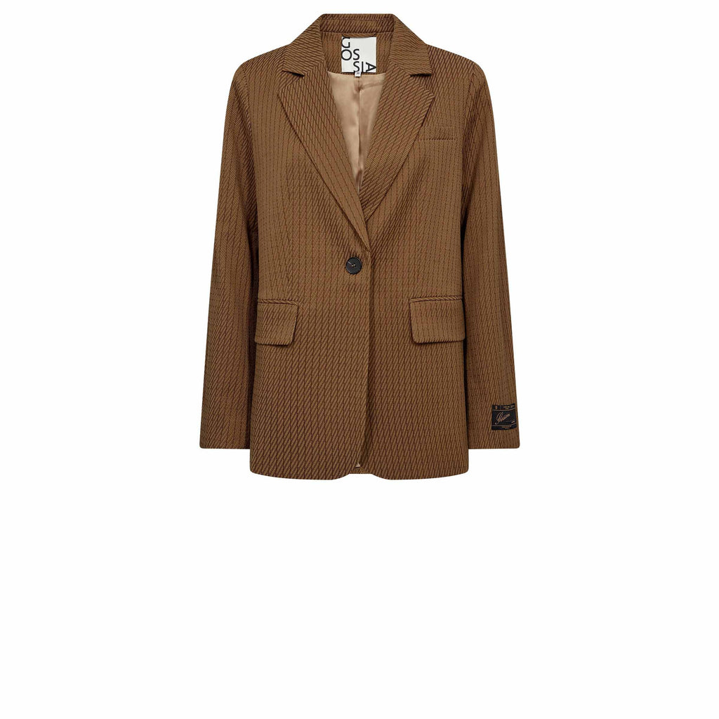 GOSSIA GajaGO Blazer Caramel Checks Brun