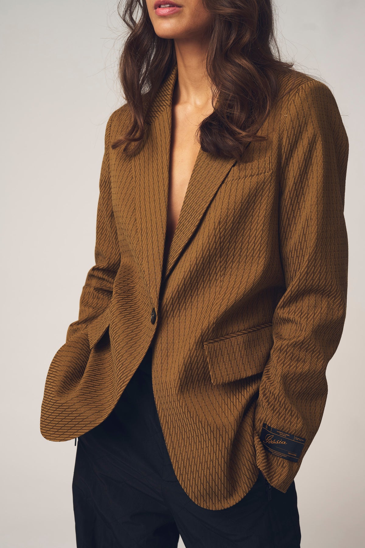 GOSSIA GajaGO Blazer Caramel Checks Brun