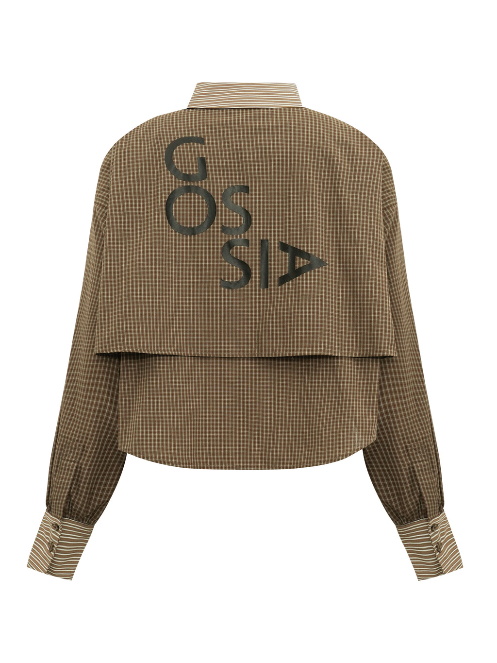 GOSSIA ChalineGO Skjorte Checks Brun