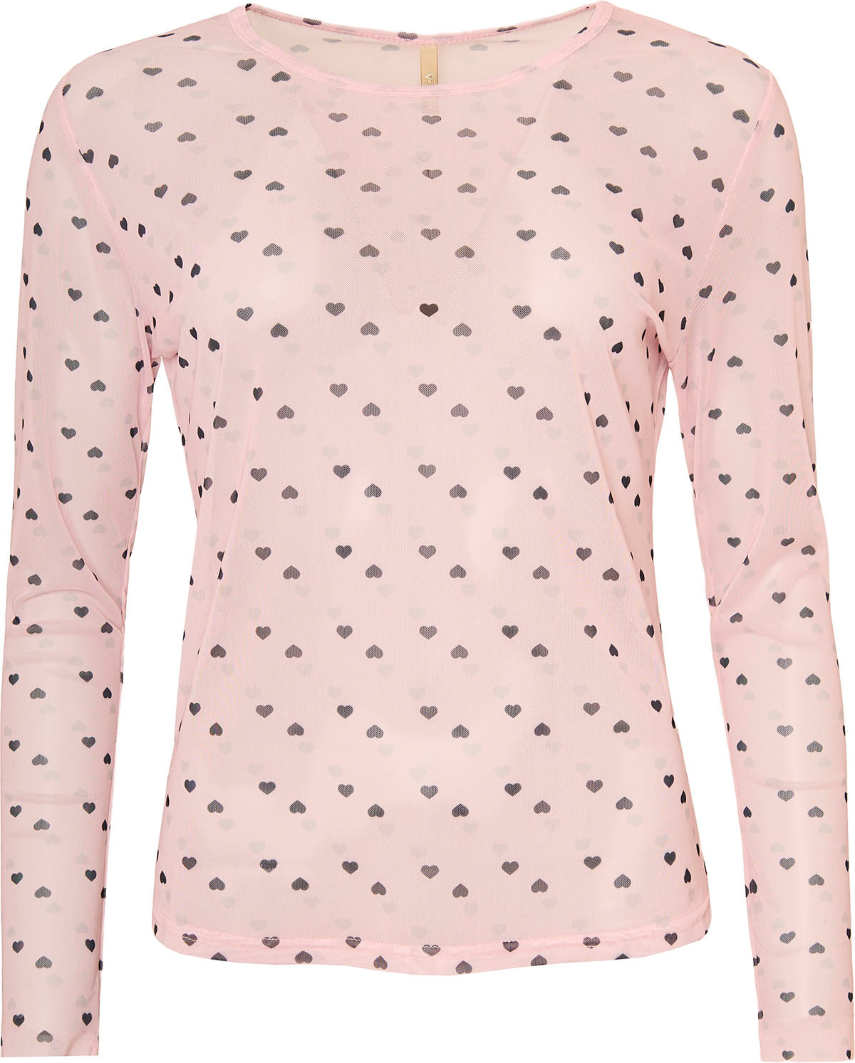 Ofelia Gwen Mesh Bluse Prikker Rosa