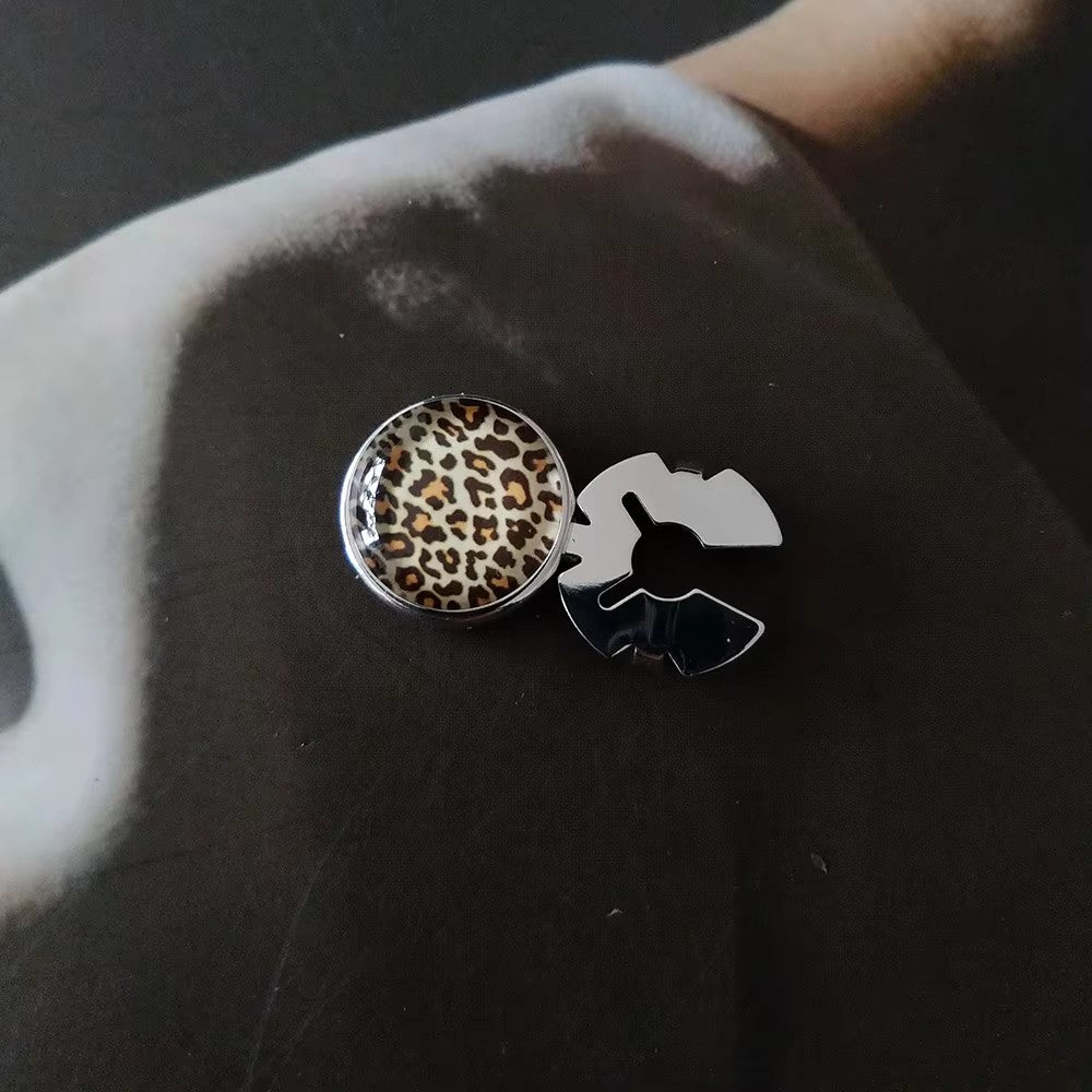 Löwenstein Button Covers Leo Sølv
