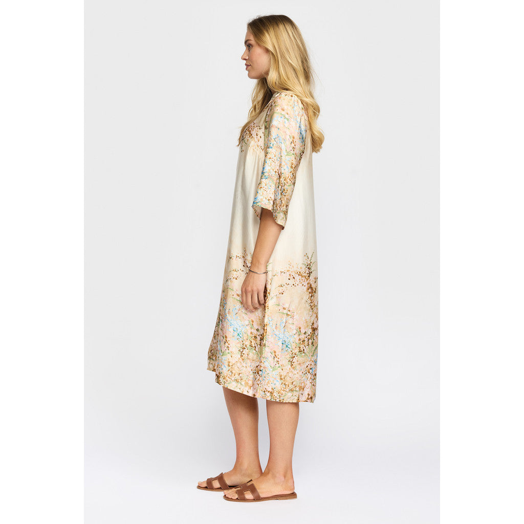 2 Biz Hailey Kjole Border Sand