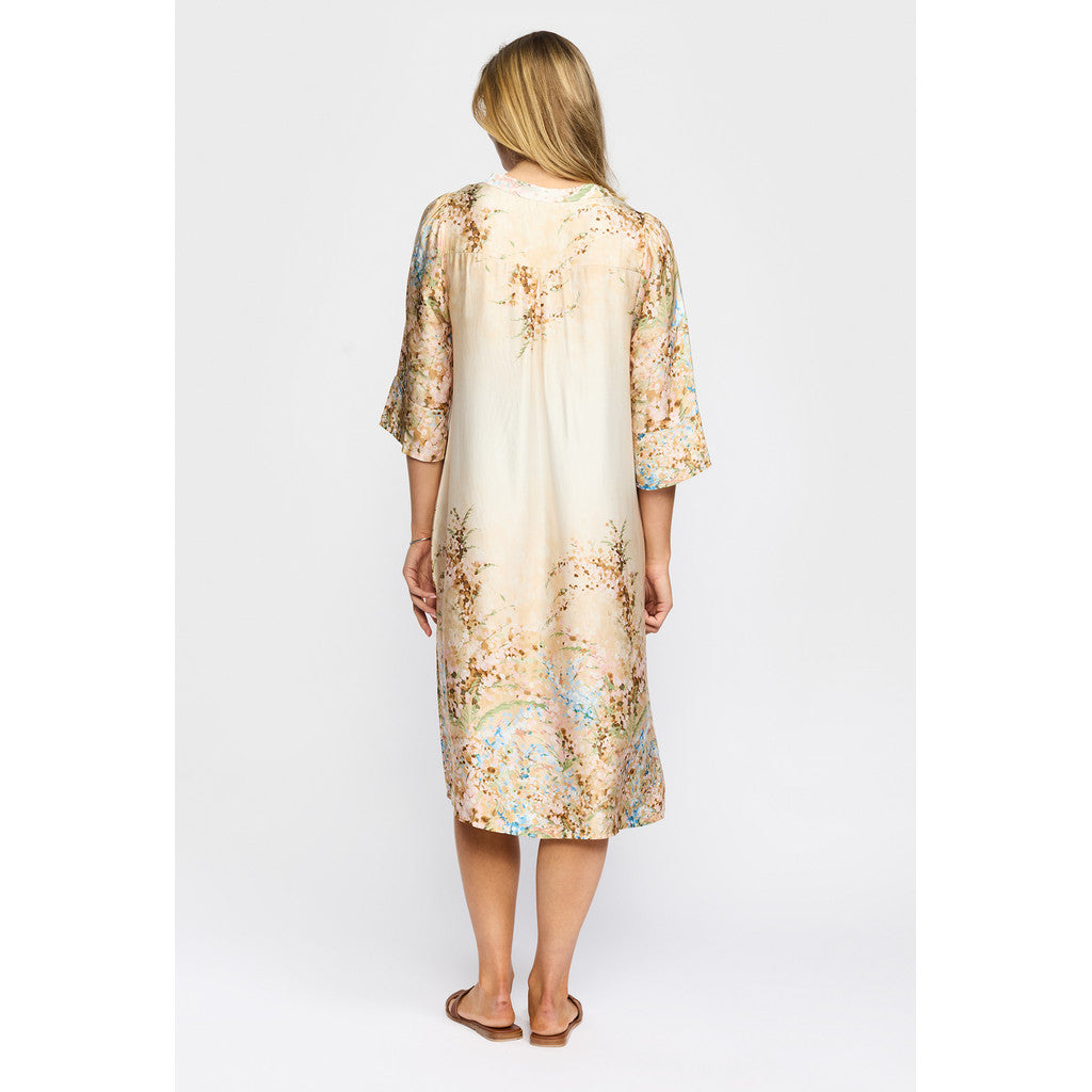 2 Biz Hailey Kjole Border Sand