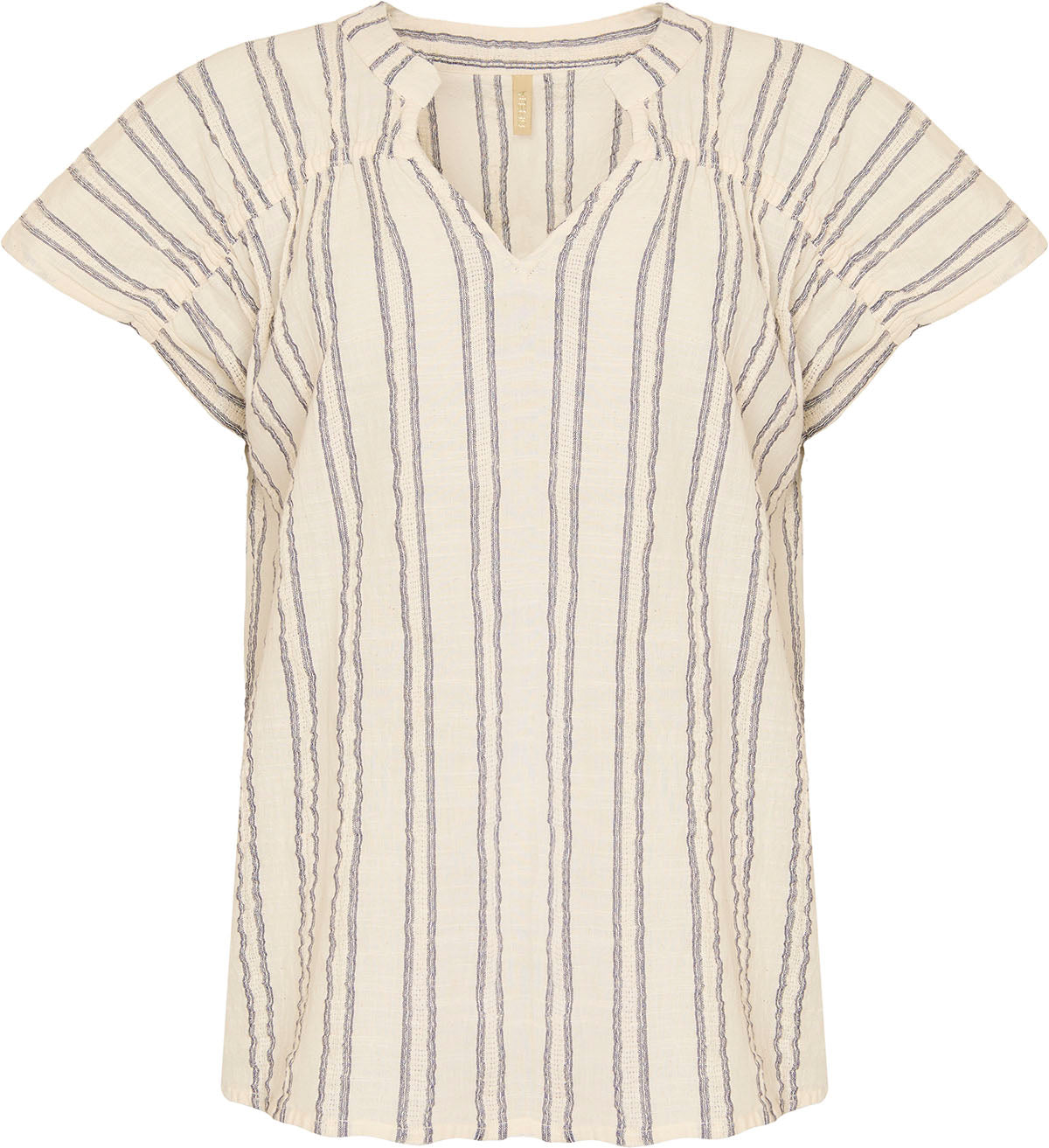 Ofelia Henni Bluse Strib Cream