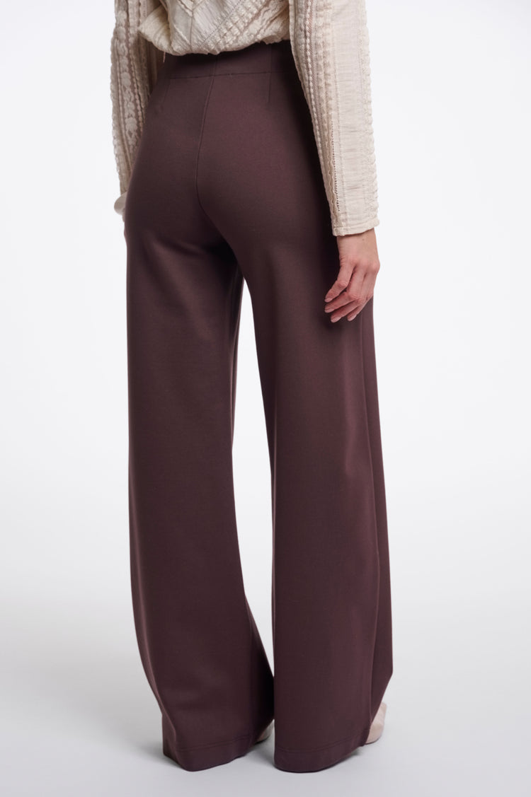 RINO & PELLE Habi Regular Bukser Wide Leg Peated