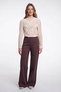 RINO & PELLE Habi Regular Bukser Wide Leg Peated
