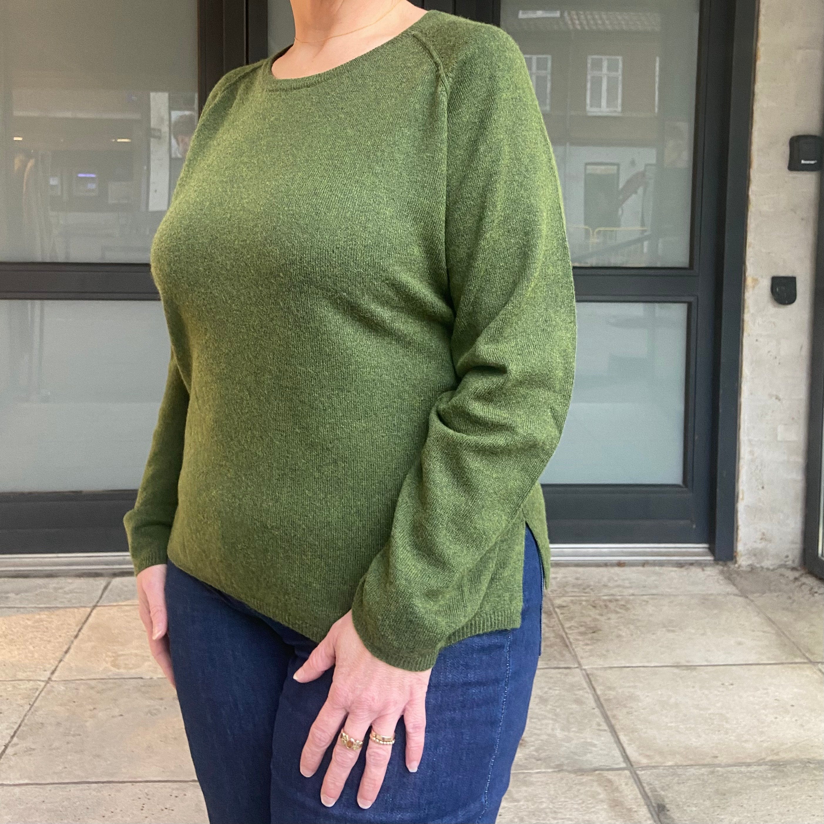 BTF Cashemere Pullover Army Melange