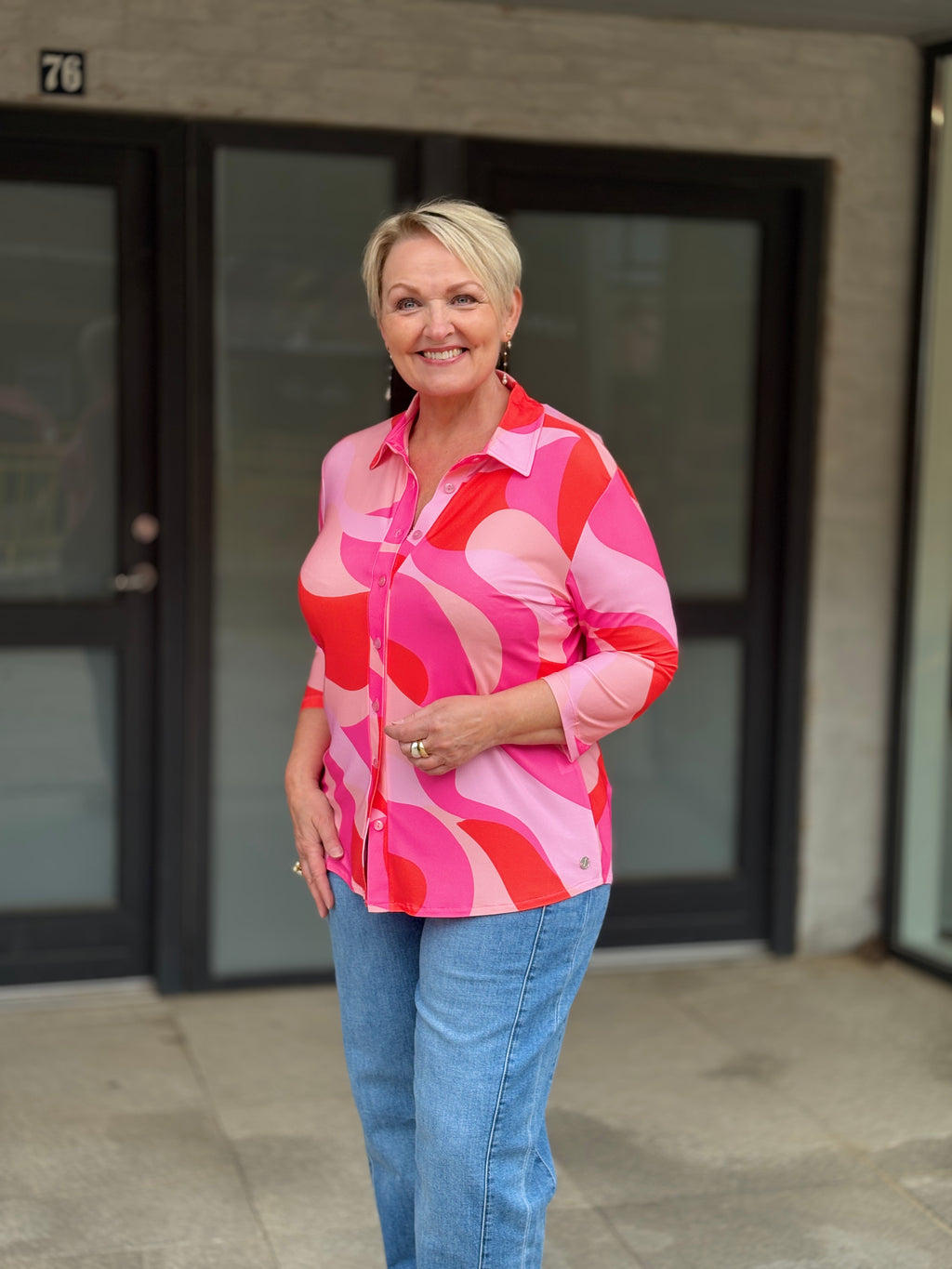Löwenstein Angella Milan Bluse Rosa Pink