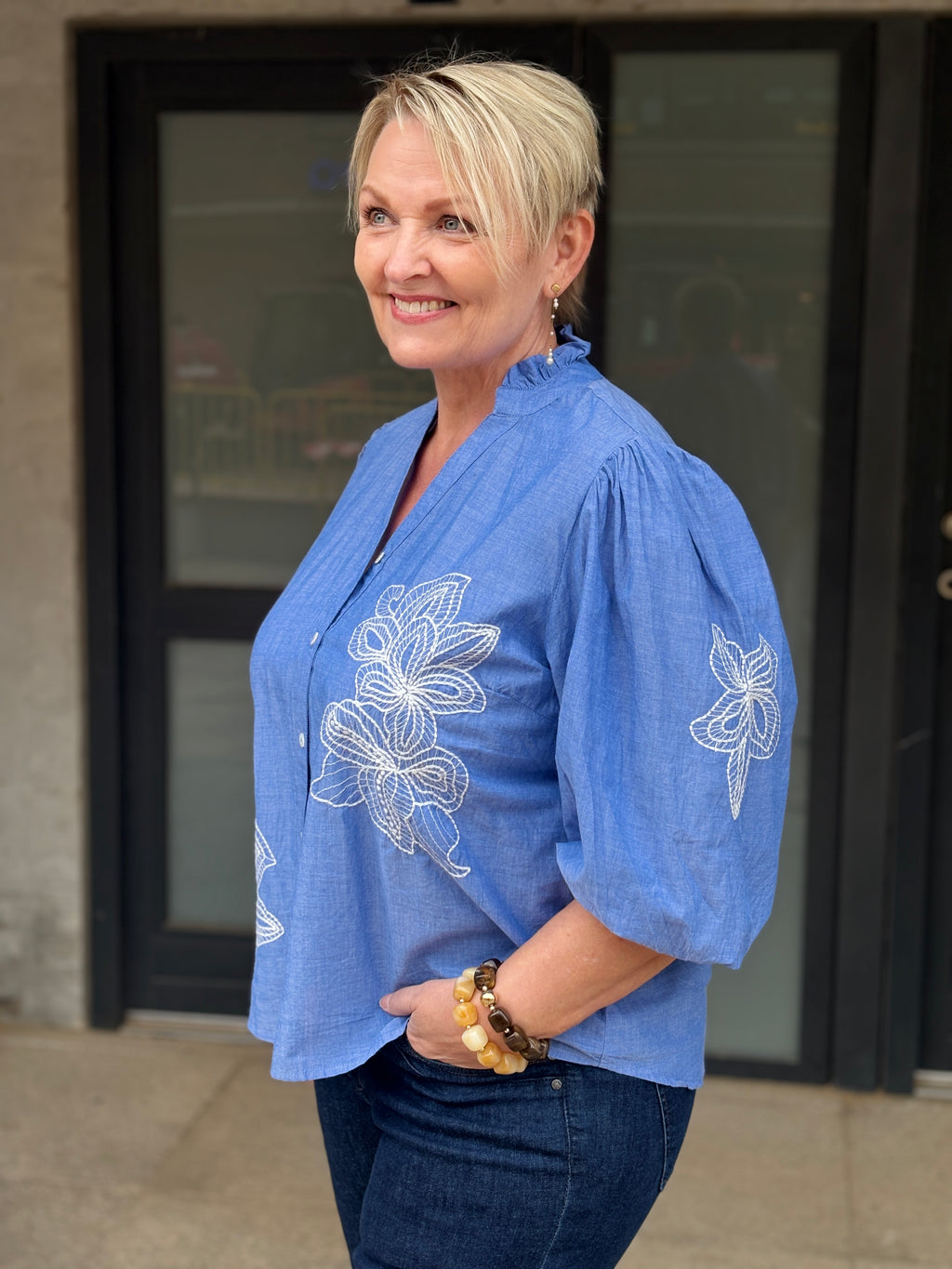 Ofelia Cema Skjorte Blå
