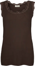 Ofelia Issa Top Coffee Brun