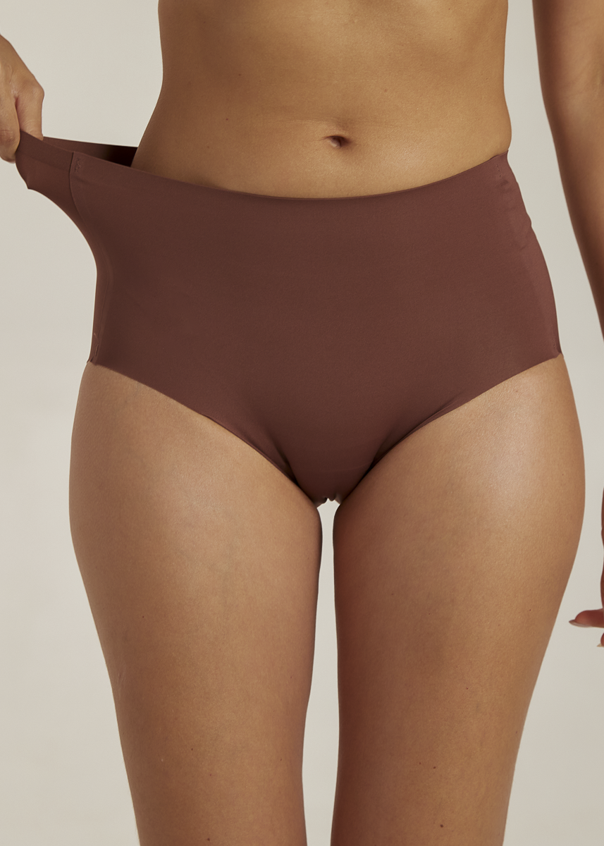 Femifemme Invisible Highwaist Maxi Trusser Velvet Chocolate