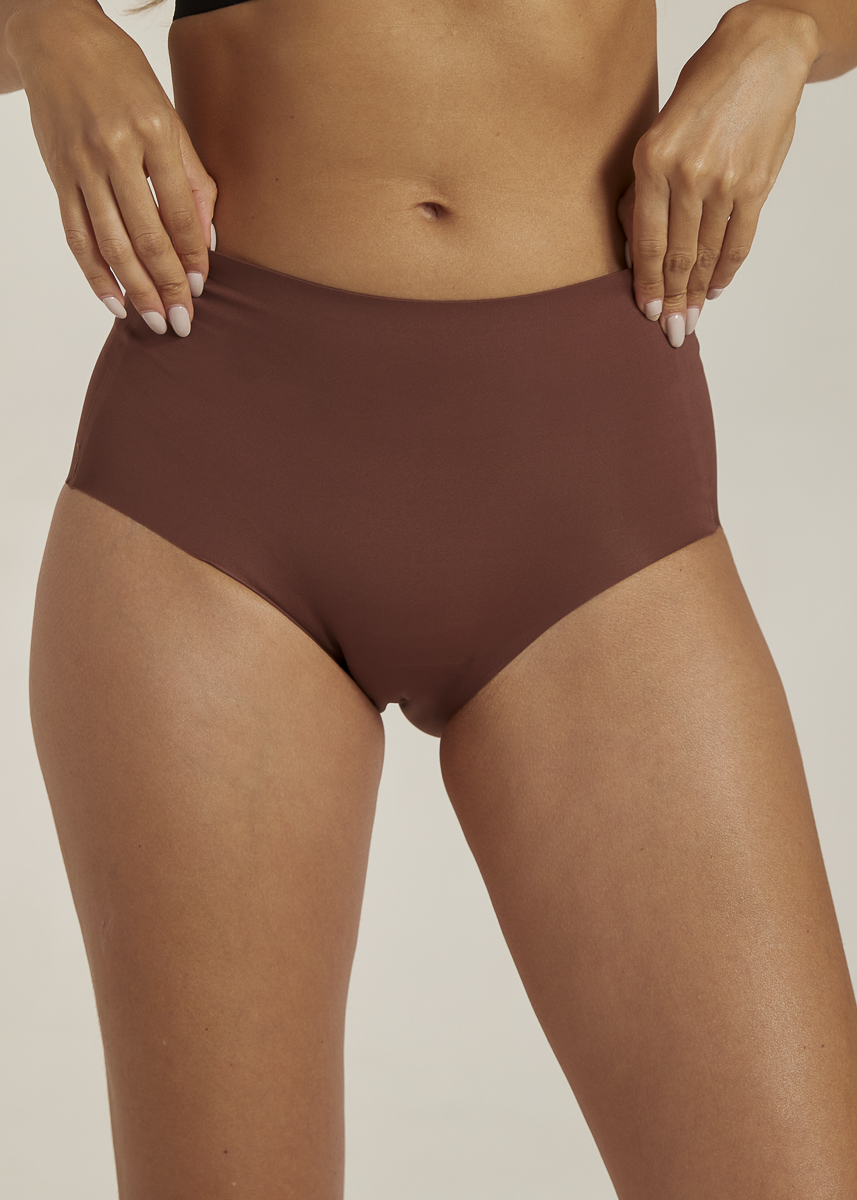 Femifemme Invisible Highwaist Maxi Trusser Velvet Chocolate
