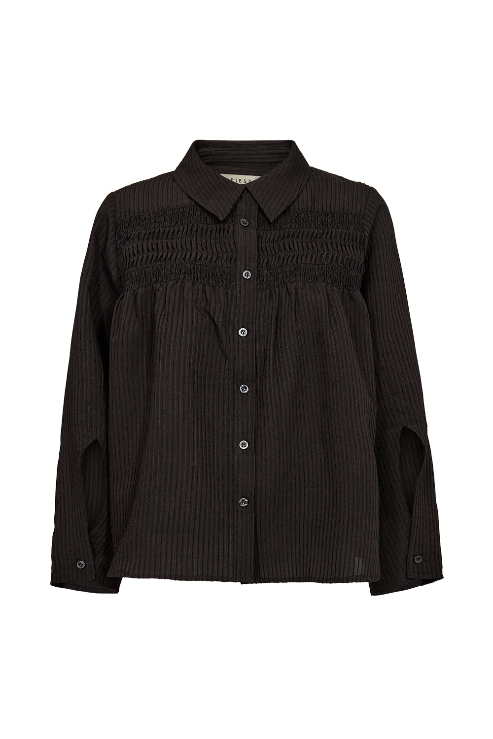 Pieszak PD Cassandra Velvet Skjorte New Pintuck Sort