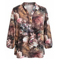 2 Biz Janna Bluse Blomster Brun Rosa