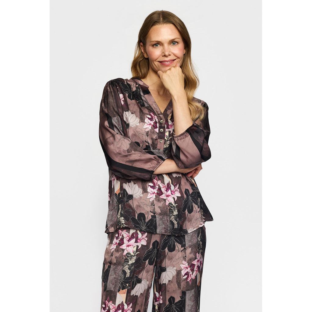 2 Biz Janne Bluse Grape Rosa