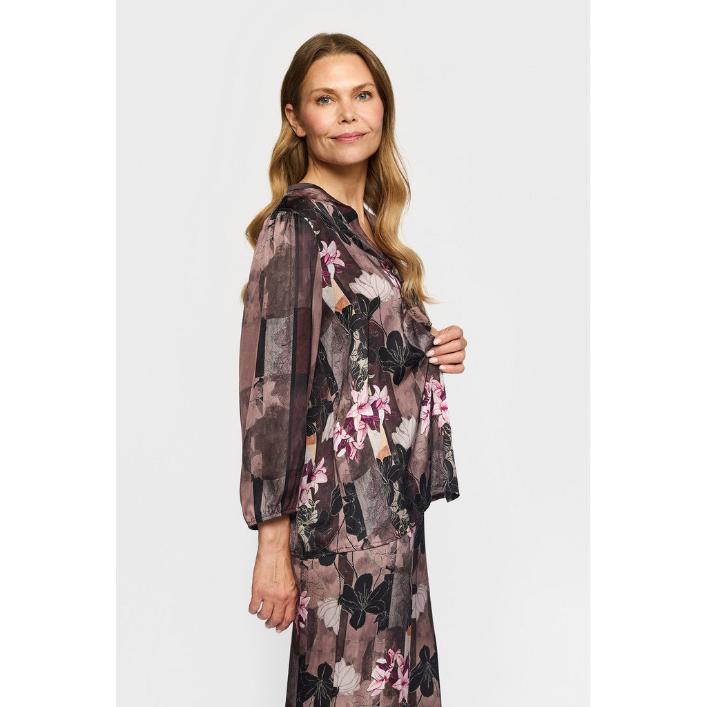 2 Biz Janne Bluse Grape Rosa