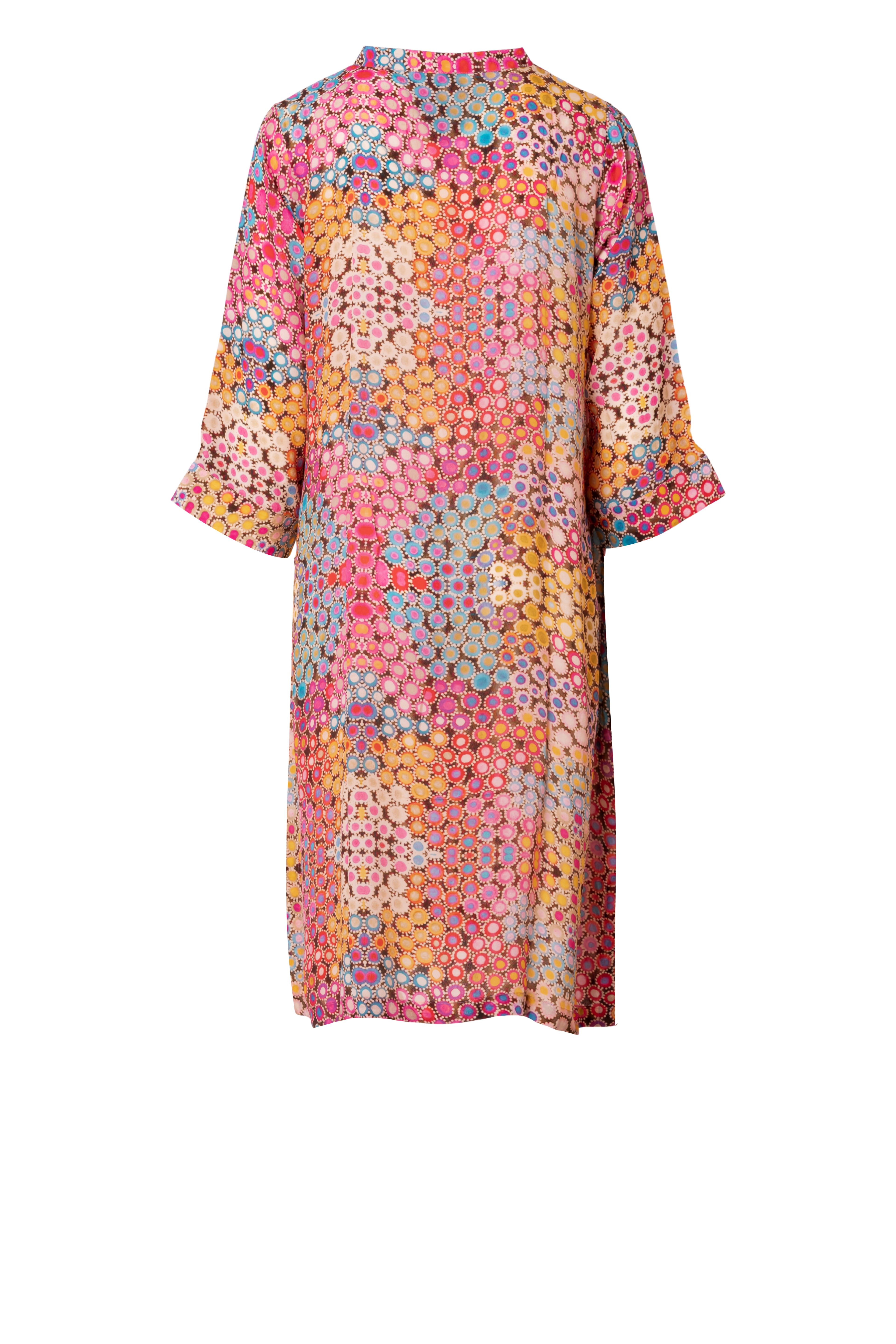 Peace Heart Joy Jennifer Kjole Peach Multi Lyserød Gul