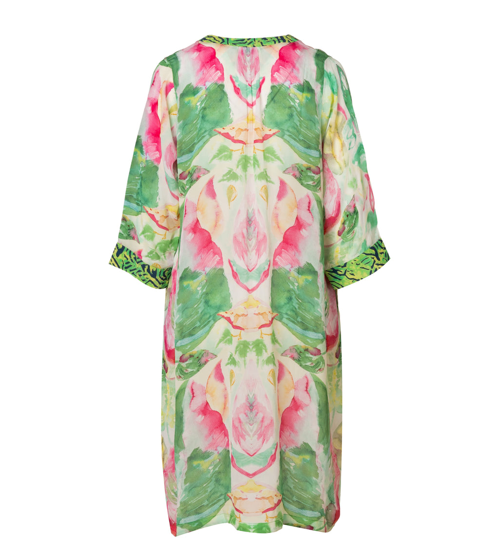 Peace Heart Jolene Kjole Clear Shapes Grøn Lyserød