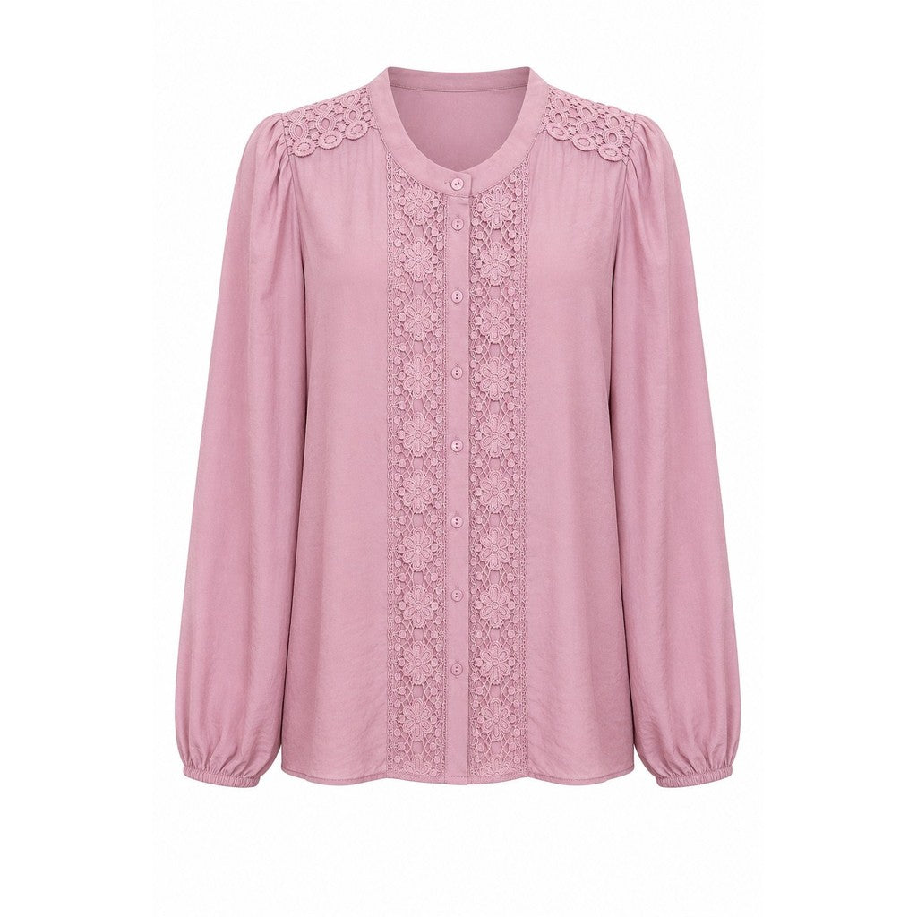 2 Biz Karoline Skjorte Rosa