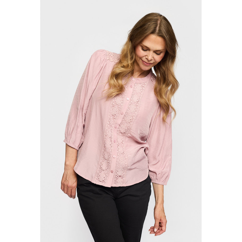 2 Biz Karoline Skjorte Rosa