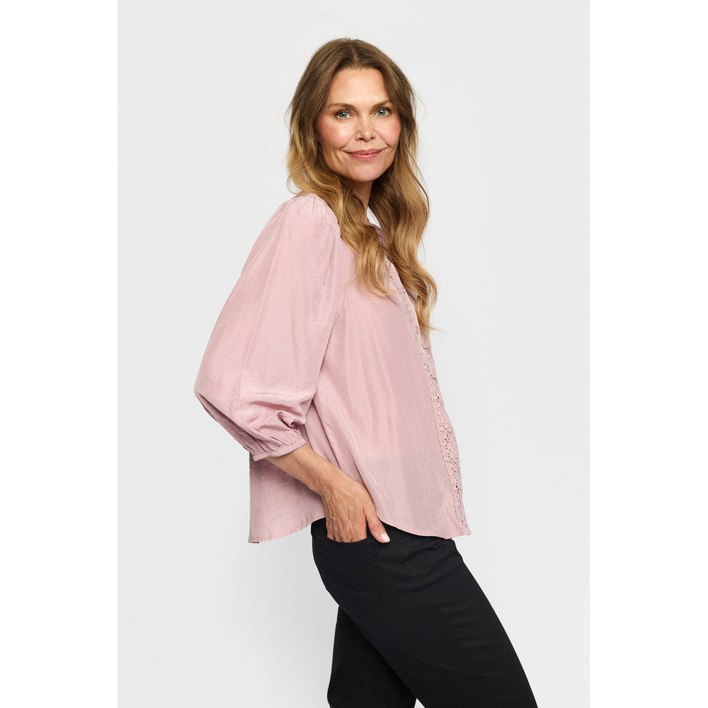 2 Biz Karoline Skjorte Rosa