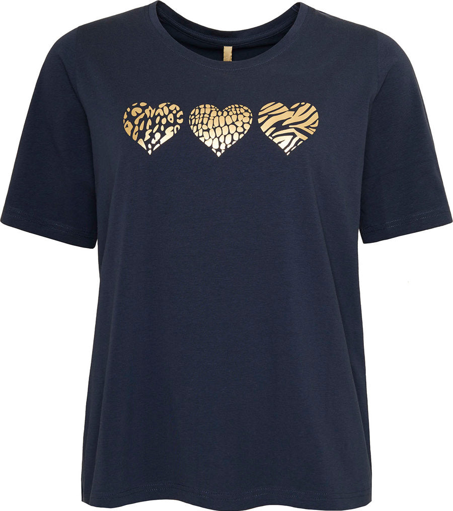 Ofelia Letty T-shirt Navy Blå