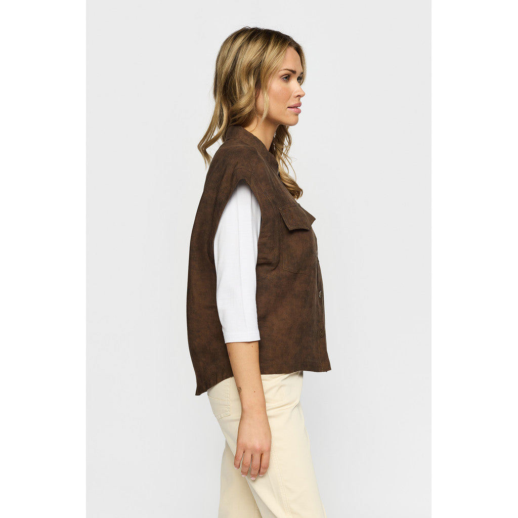 2 Biz LIRA Vest Chocolate Brun