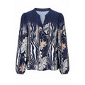 2 Biz Lise Bluse Blomster Blå