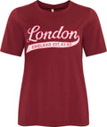 Ofelia London T-shirt Bordeaux