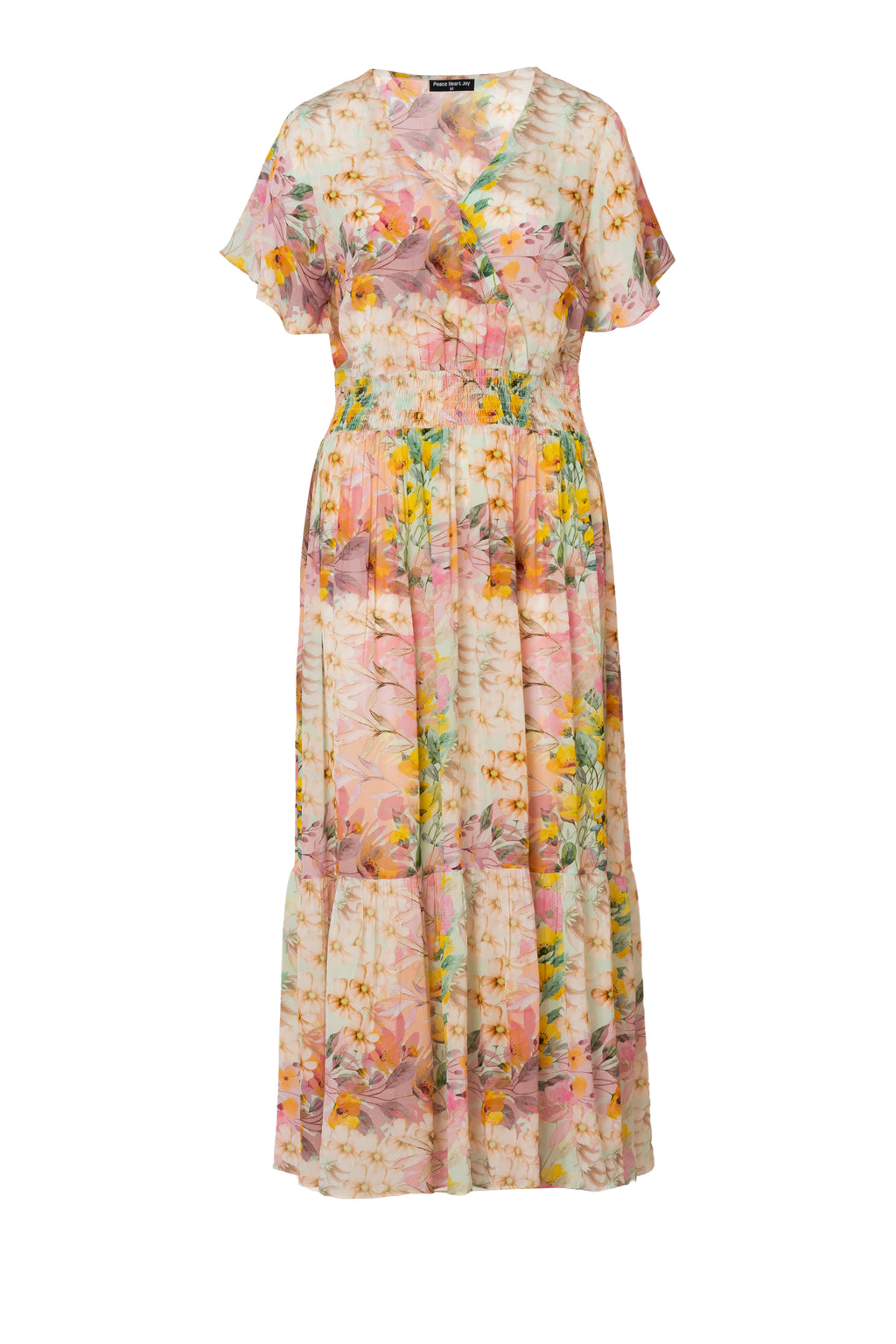 Peace Heart Joy Lia Kjole Fragrant Lyserød Gul