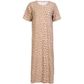 Liberte ALMA T Shirt Kjole Desert Lux Leo Brun