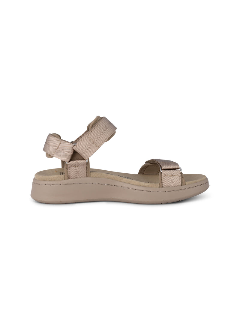 WODEN Line Sandal Silver Mink