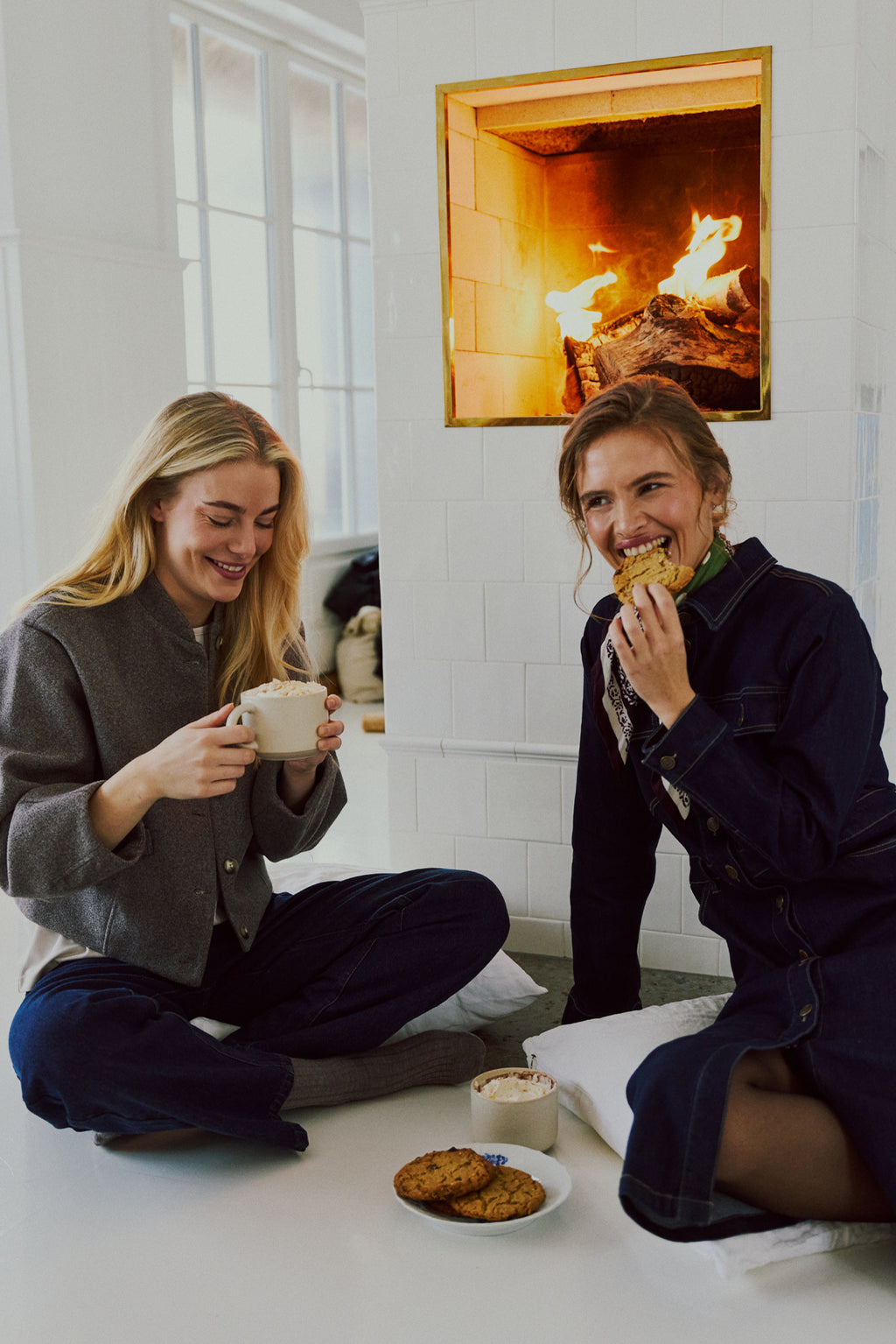 Freequent Esyanna Jakke Morel Melange Grå