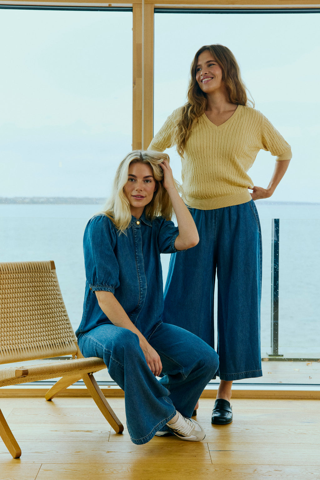 Freequent Dodo Pullover Boulder Gylden Sand