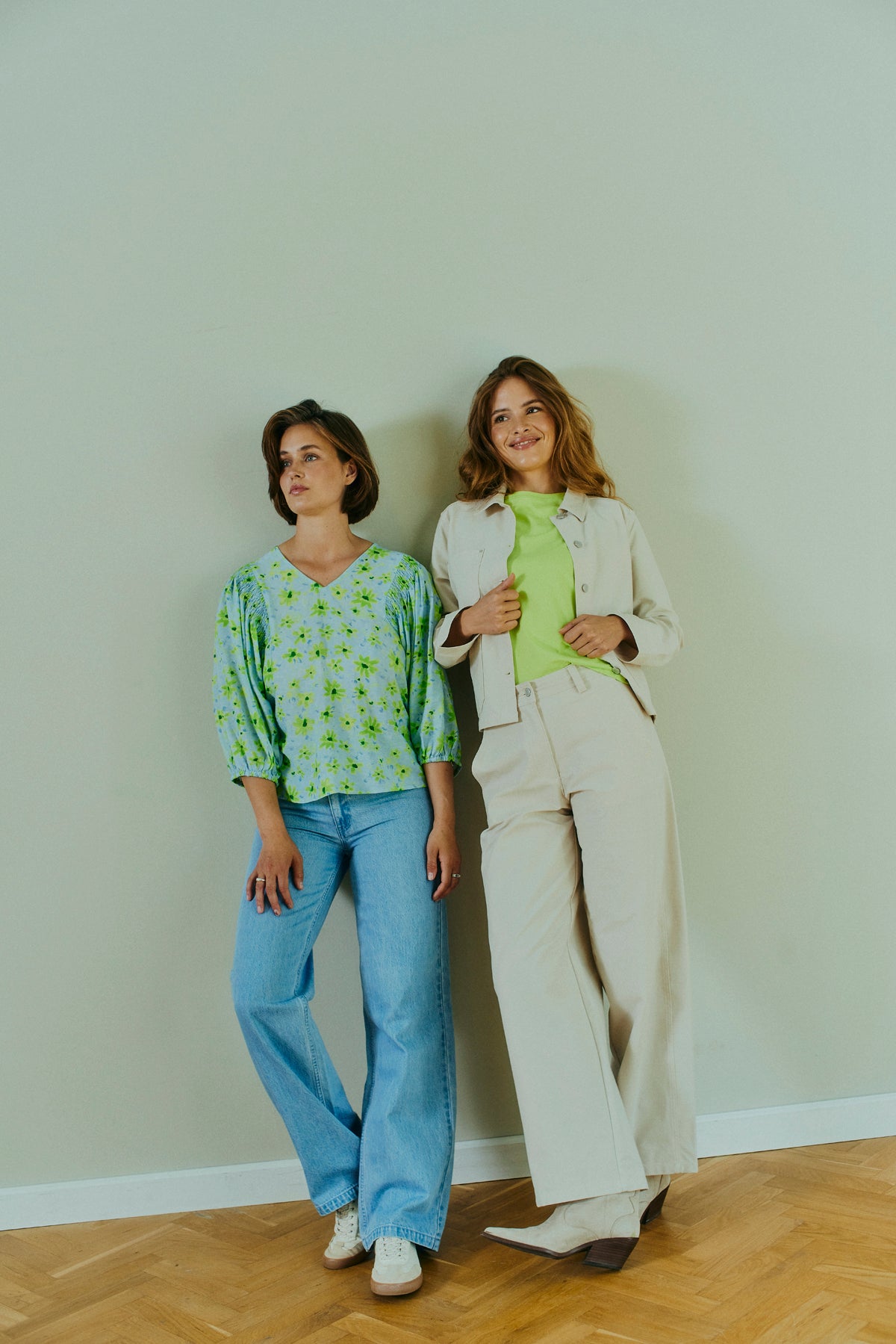 Freequent Comte T-shirt Sharp Grøn