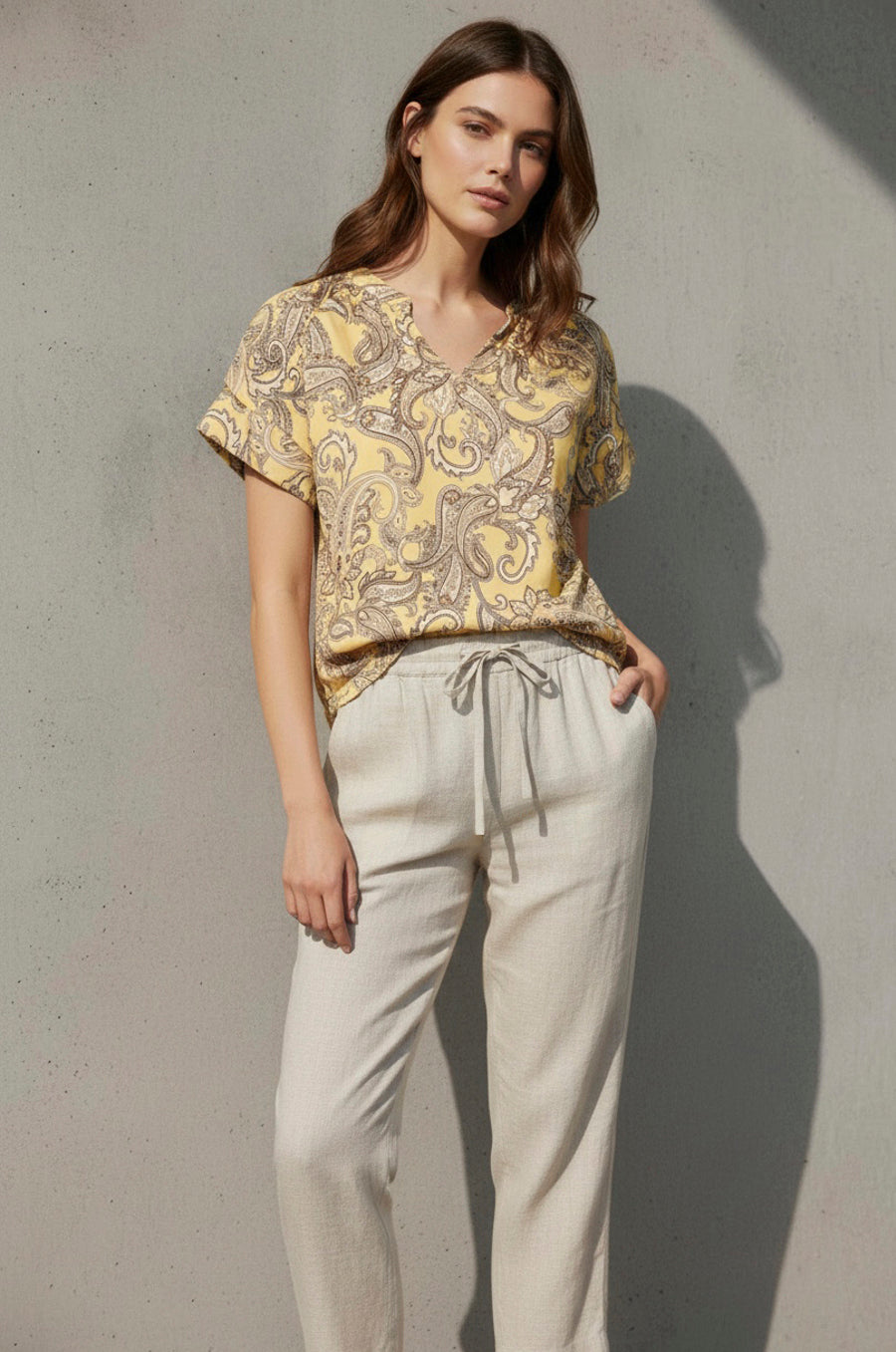 Ofelia Maja Bluse Gul