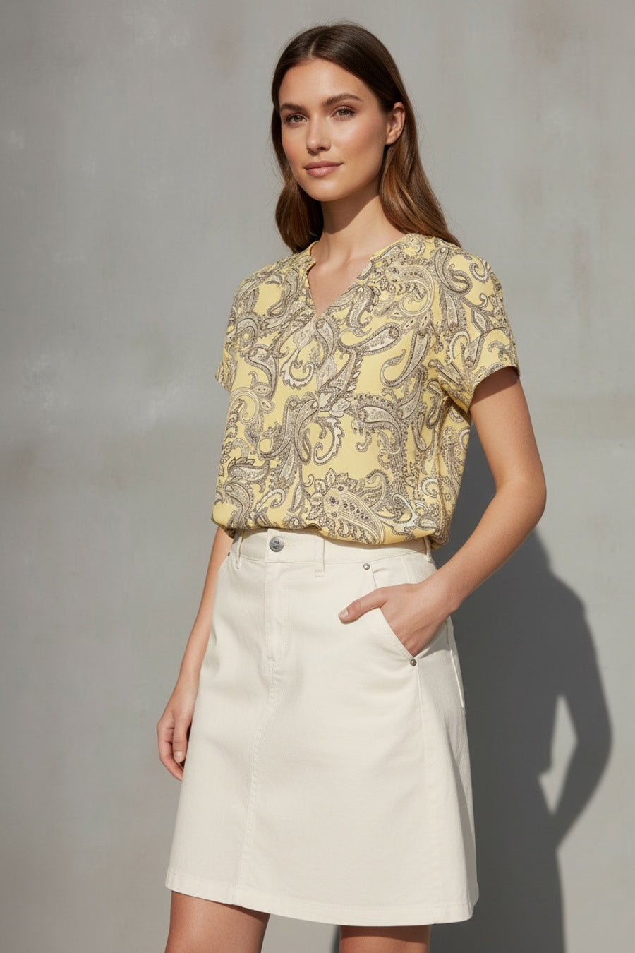 Ofelia Maja Bluse Gul