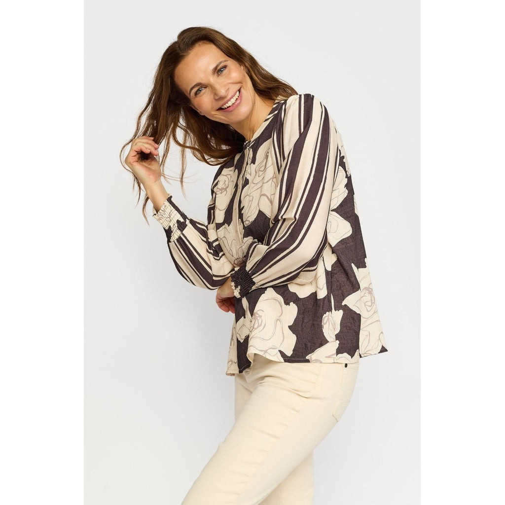 2 Biz Mava Bluse Mørk Brun