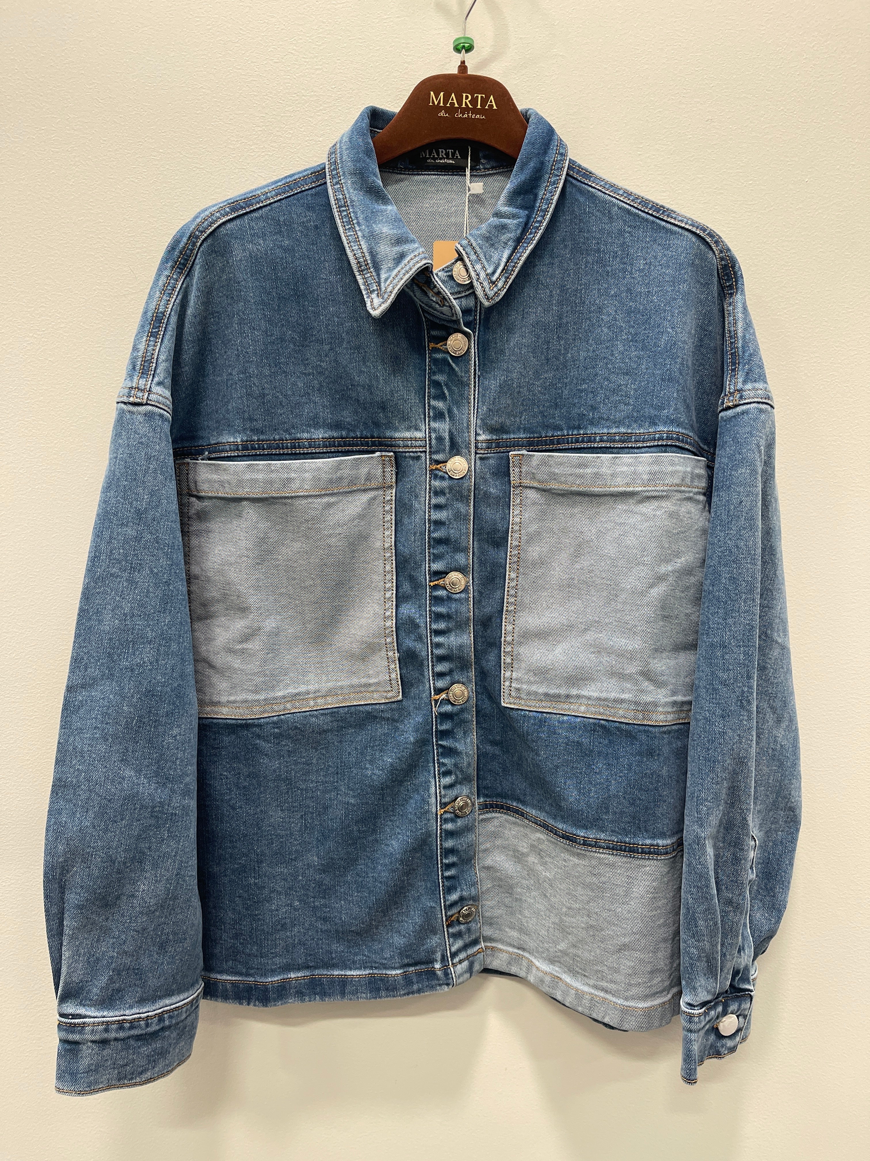 Marta Du Chateau Milja Skjorte Denim Blå