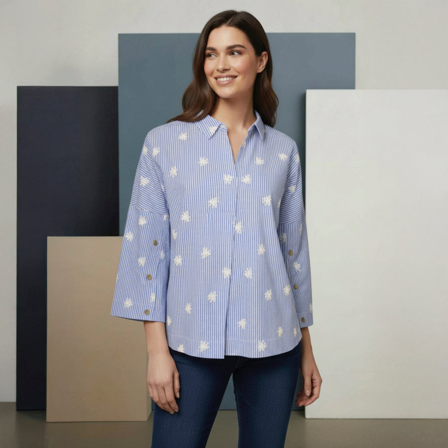 Ofelia Melia Bluse Blå