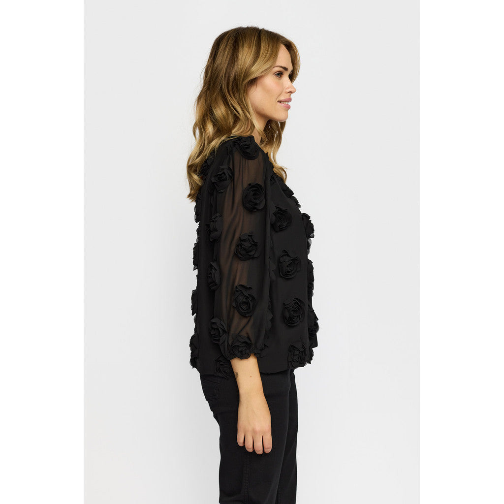 2 Biz Mynte Bluse Sort