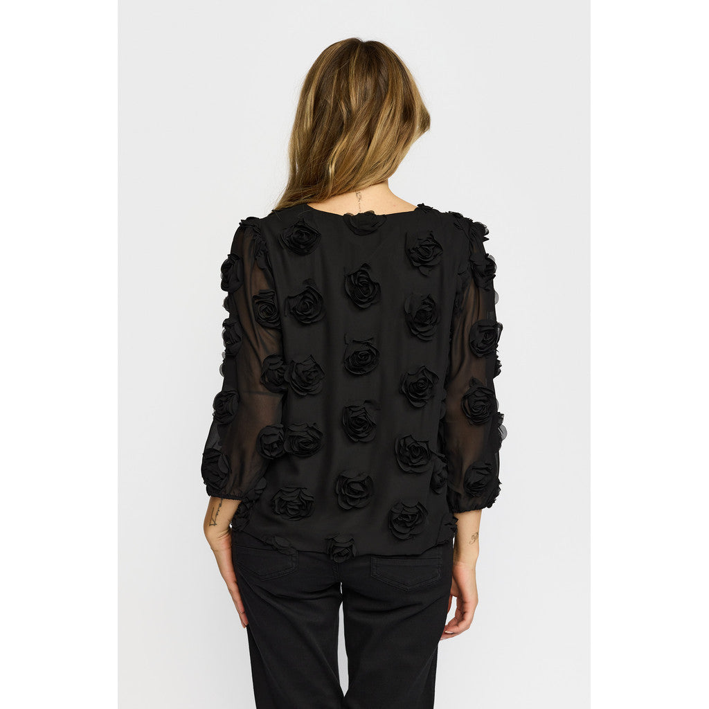 2 Biz Mynte Bluse Sort