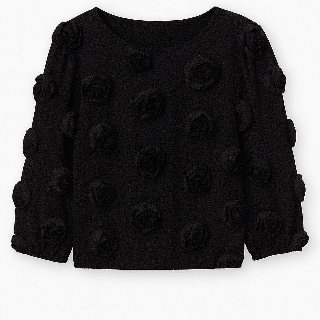 2 Biz Mynte Bluse Sort