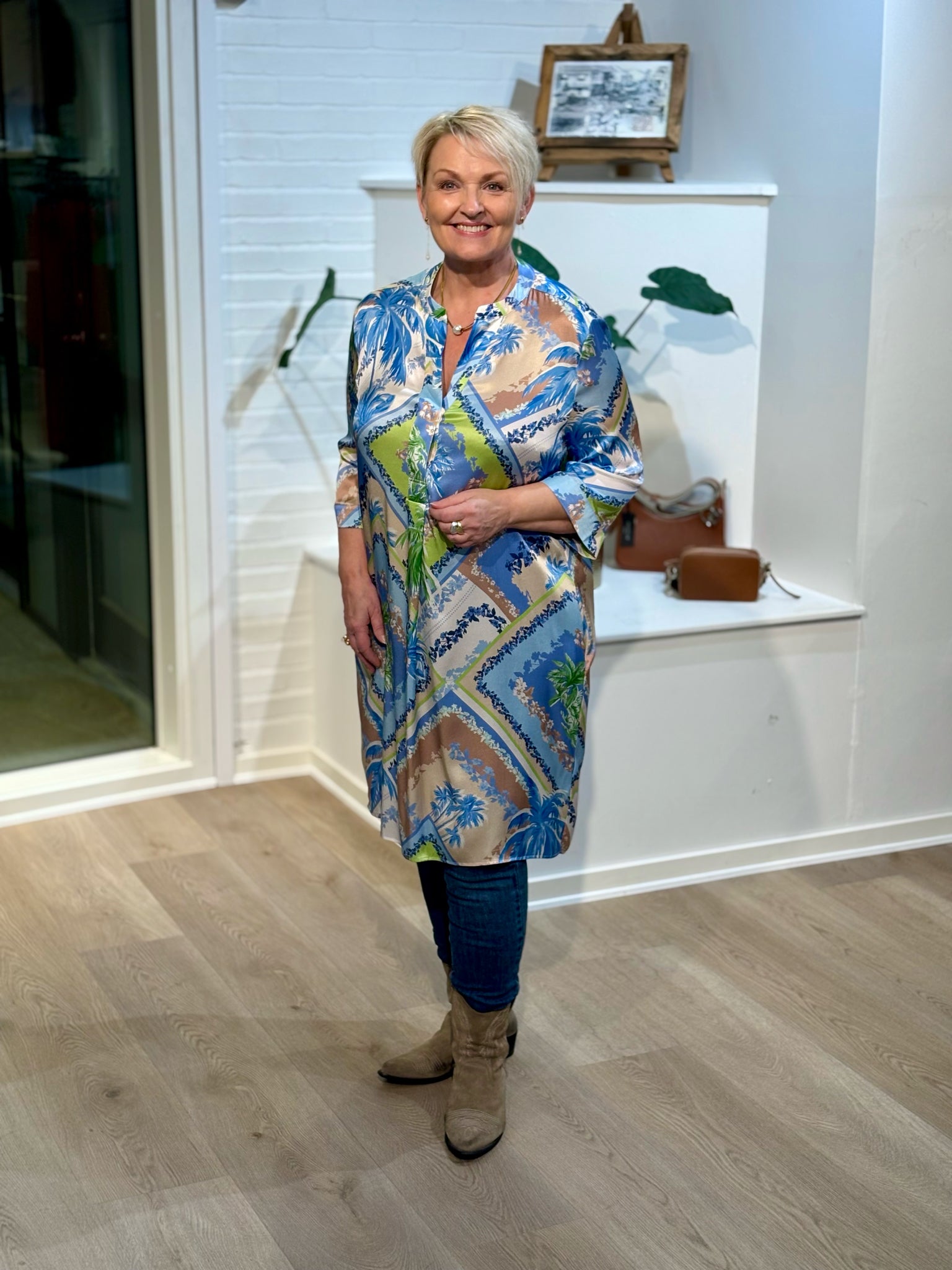 Charlotte Sparre PALMIER Bliss Kjole Blå