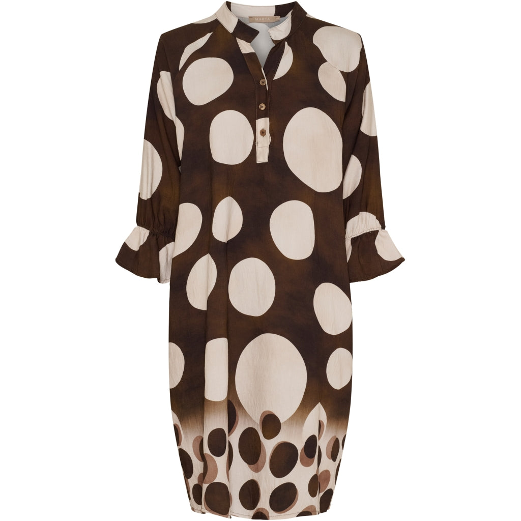 Marta Du Chateau Cypress Kjole Marrone Brun