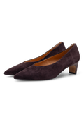 WODEN Mie S Pump Hæl Chocolate Brun